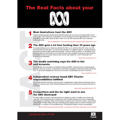 Flyer: The Real Facts about your [ABC]