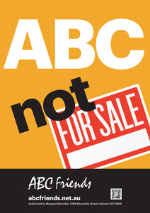 Poster: ABC Not For Sale