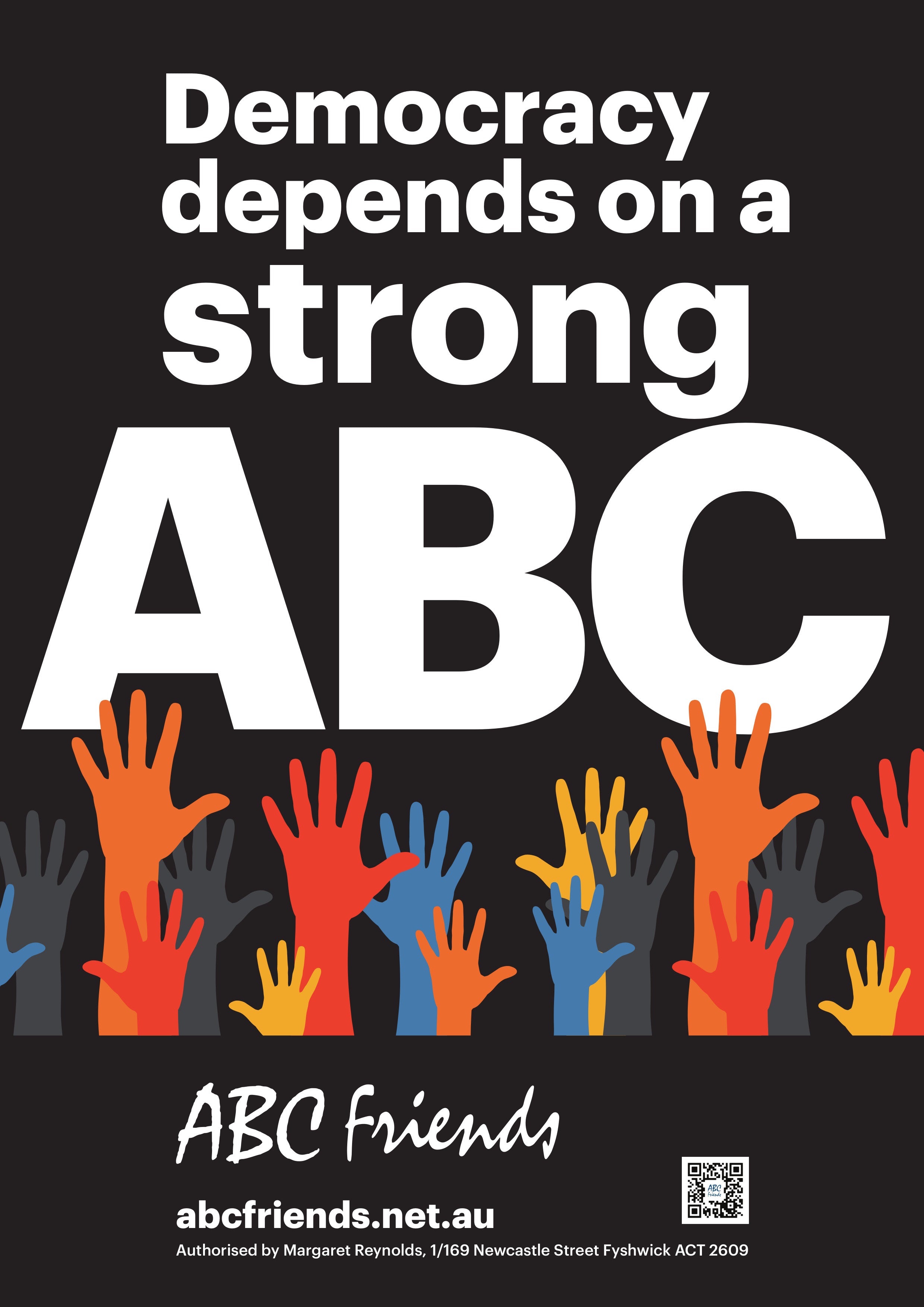 Poster: Democracy depends on a strong ABC
