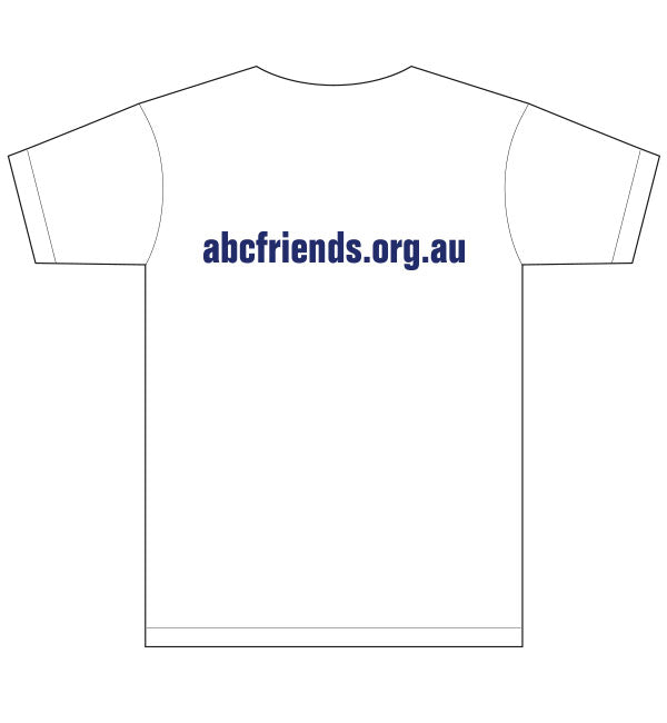 T-Shirt: ABC Friends logo - Discontinued