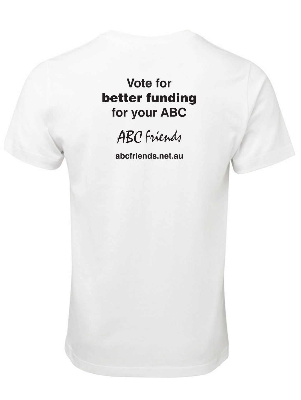 T-Shirt: The ABC deserves better than an election bandaid